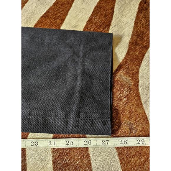 Versace Collection Mens Straight Leg Dress Pants Black EUR 50 Made In Italy 1a - Picture 7 of 8